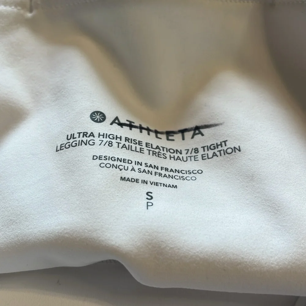 Athleta new white